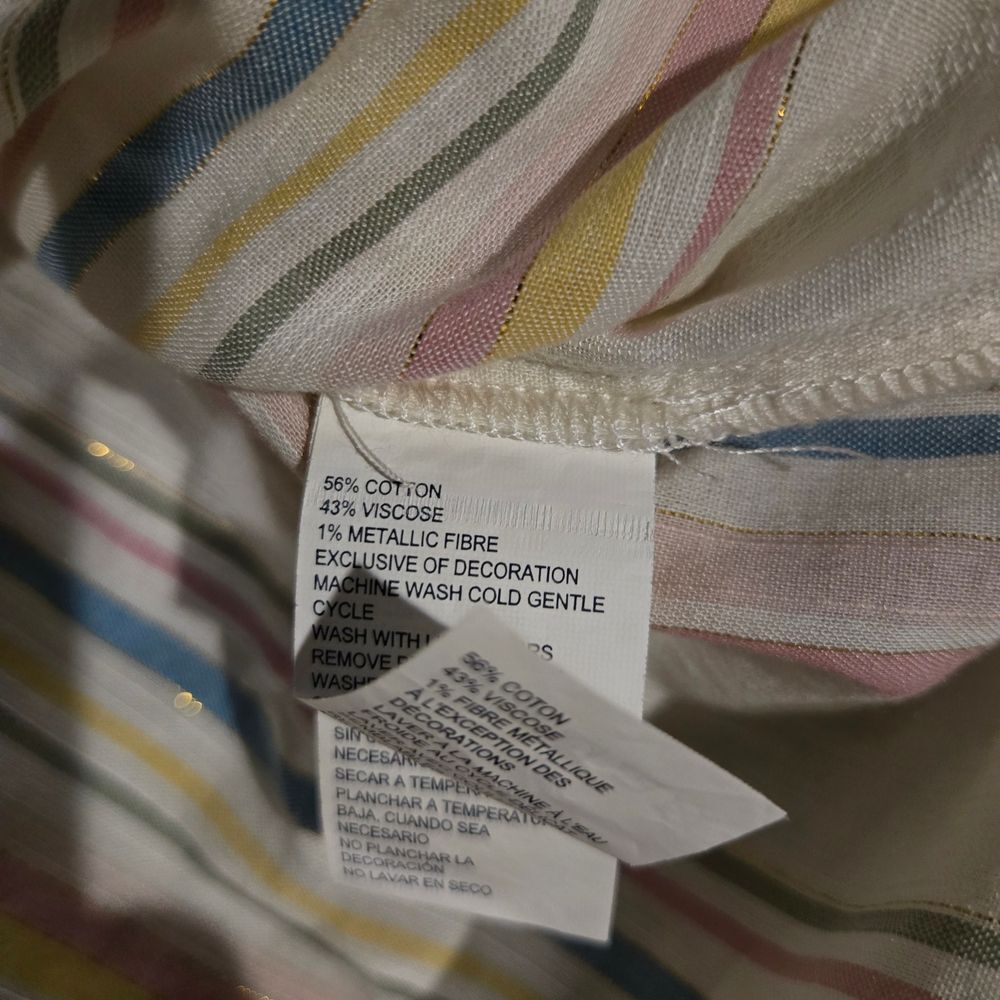 Nautica Women's Multicolor Striped Blouse - Picture 5 of 8